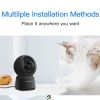 Laxihub 5MP Wi-Fi Surveillance Camera Pet Monitor 360° Indoor Home Black Security PT Camera 2K+ Night Vision Wi-Fi Cam For Pet Nanny P2F Without TF/S