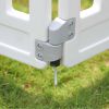 Pet Playpen Foldable Gate for Dogs Heavy Plastic Puppy Exercise Pen with Door Portable Indoor Outdoor Small Pets Fence Puppies Folding Cage 6 Panels