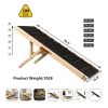 Dog ramp, adjustable pet ramp, folding pet ramp, suitable for small and medium sized dogs and cats, non-slip foot covers, portable, suitable for beds,