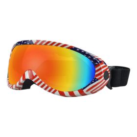 pet Windproof Glasses, Outdoor Pet Cool Sunglasses (Option: Flag frame)