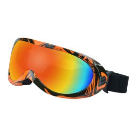 pet Windproof Glasses, Outdoor Pet Cool Sunglasses (Option: Orange black frame)