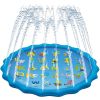 100/170 CM Pet Water Mat Summer Beach Inflatable Water Spray Pad Lawn Swimming Pool Mat Pet Sprinkler