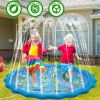 100/170 CM Pet Water Mat Summer Beach Inflatable Water Spray Pad Lawn Swimming Pool Mat Pet Sprinkler