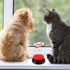 2Pcs Recordable Talking Button Pet Interactive Toy Voice Recording Sound Buttons Answer Buttons Pet Training Tool Dog Toys