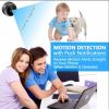 Compact Indoor Plug-in Smart Security Camera ; includes 64G SD Card; 1080HD Video Night Vision; Motion Detection