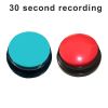 2Pcs Recordable Talking Button Pet Interactive Toy Voice Recording Sound Buttons Answer Buttons Pet Training Tool Dog Toys
