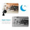 Compact Indoor Plug-in Smart Security Camera ; includes 64G SD Card; 1080HD Video Night Vision; Motion Detection
