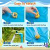 100/170 CM Pet Water Mat Summer Beach Inflatable Water Spray Pad Lawn Swimming Pool Mat Pet Sprinkler