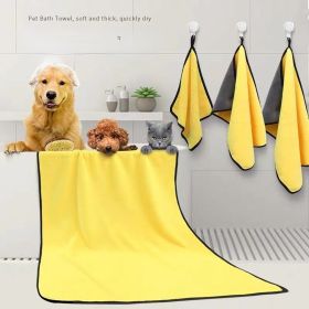 Dog Towels For Drying Dogs Drying Towel Dog Bath Towel, Quick-drying Pet Dog And Cat Towels Soft Fiber Towels Robe Super Absorbent Quick Drying Soft (size: 50x100CM)